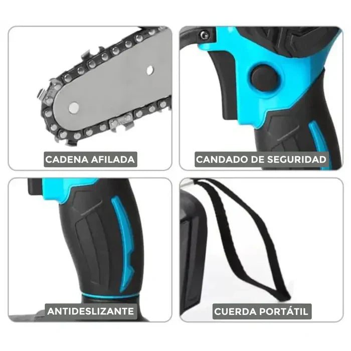 Mini Motosierra De Mano Portatil Recarga™ | Original + BATERIA EXTRA + Regalos
